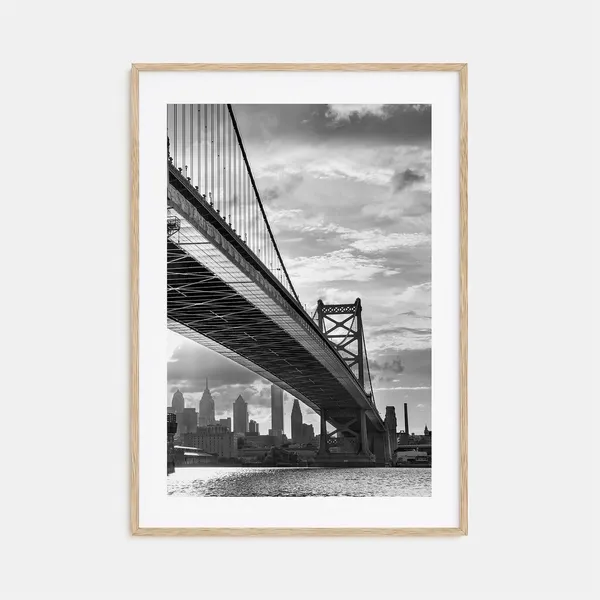 Philadelphia Black And White Travel Poster, No. 4
