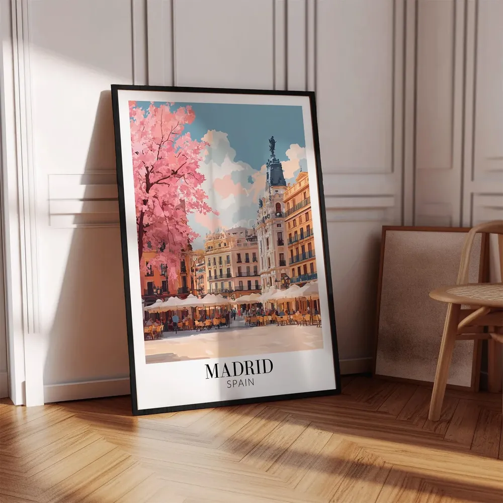 Madrid Spain Travel Poster, Home Decor - Image 2