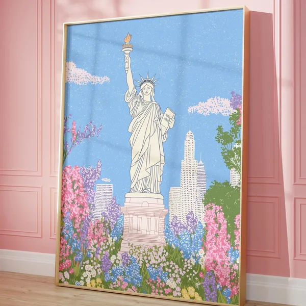 New York City Statue Of Liberty Art Print