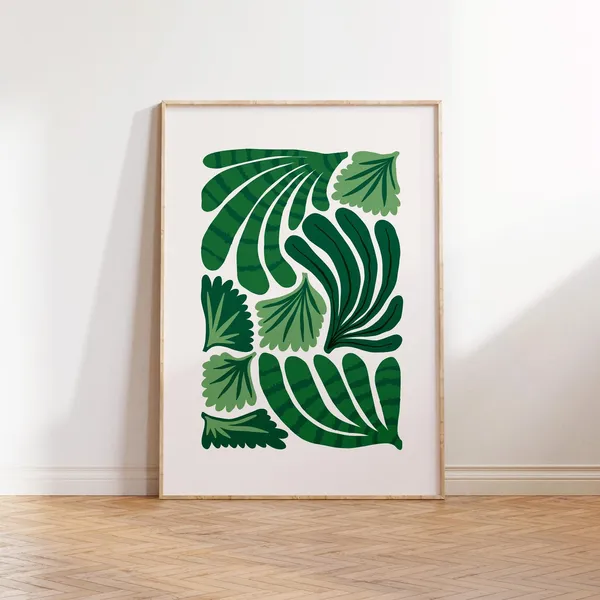 Tropical Flora Botanical Poster, Jungle Flowers