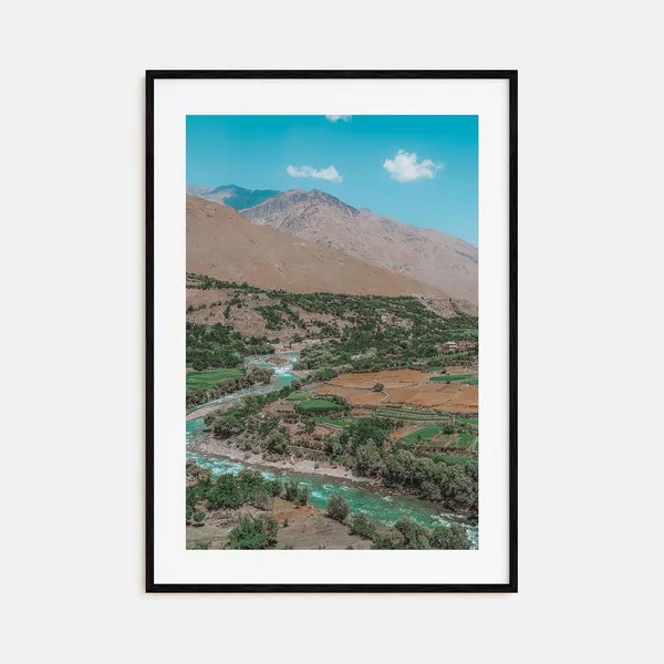 Afghanistan Travel Poster, City Map Wall Print