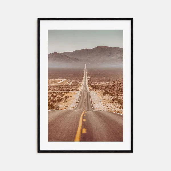 Death Valley Travel Poster, Colorful Street Map Print
