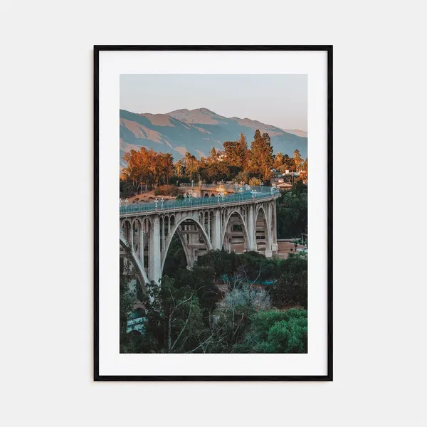 Pasadena Colorful Poster Print No. 2, City Map