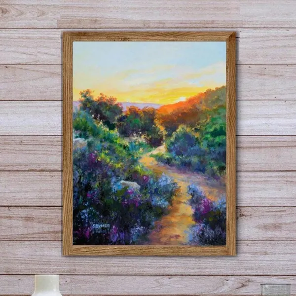 Tuscany Summer Landscape, Contemporary Art Print