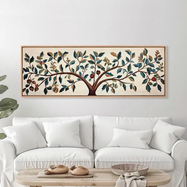 Tree Of Life Vintage Tapestry Boho Wall Art Print