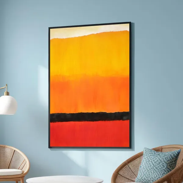 Mark Rothko Yellow Orange And Red, Abstract Art Print
