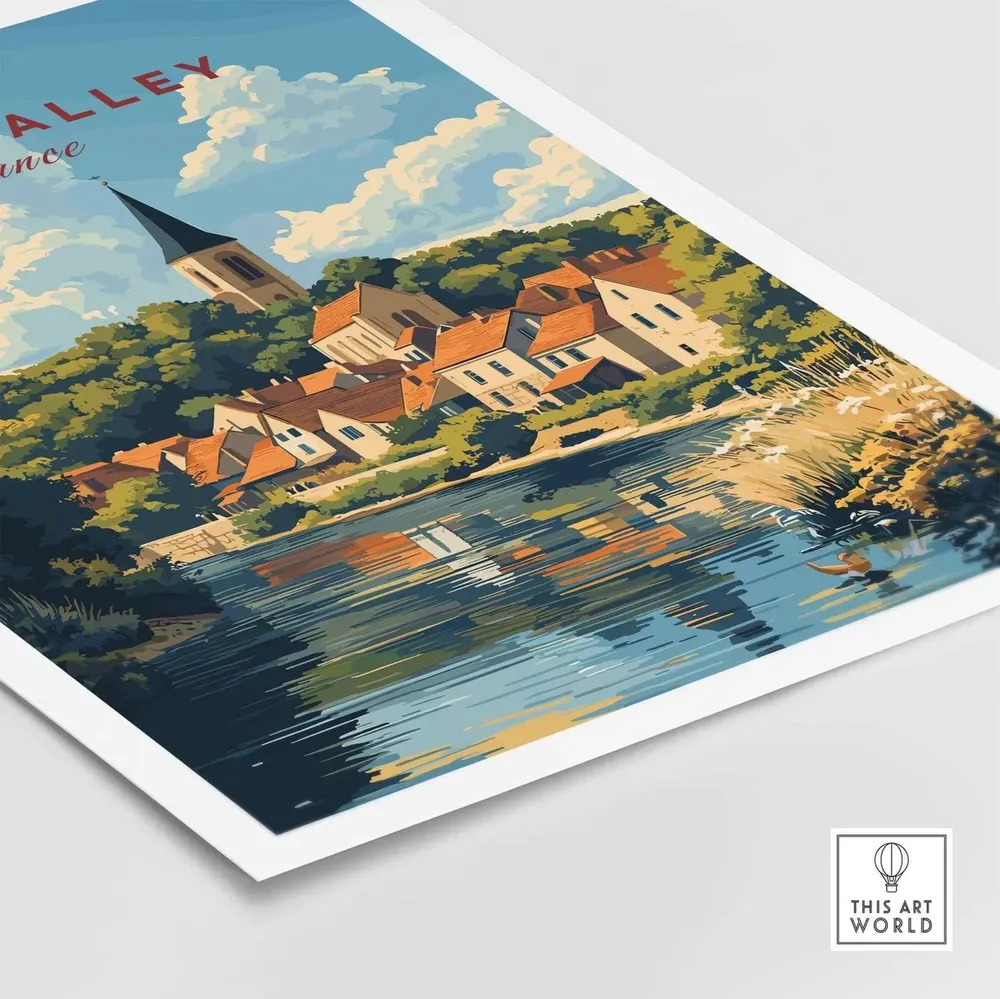 Loire Valley France Travel Poster, Wall Art - Image 5