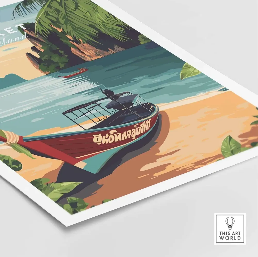 Phuket - Vintage Travel Poster - Image 5