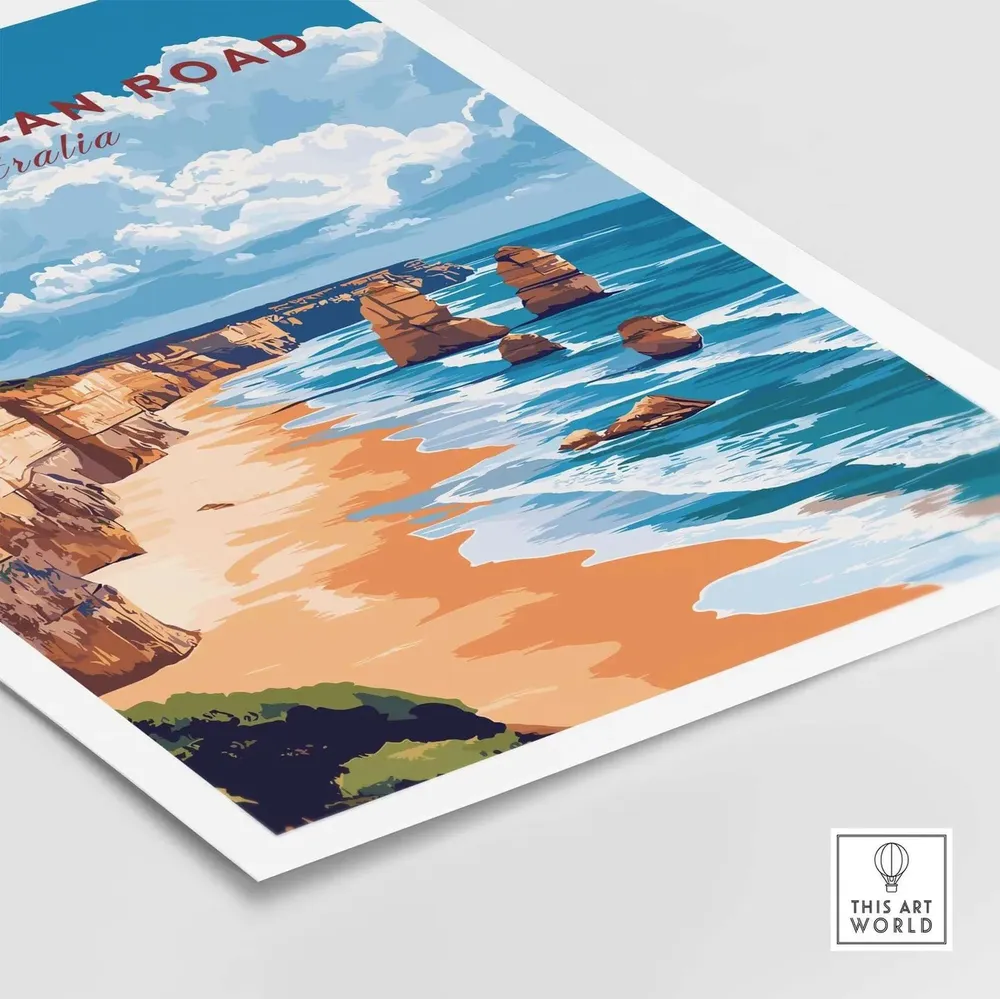 Great Ocean Road Travel Poster, Wall Art Print - Image 5