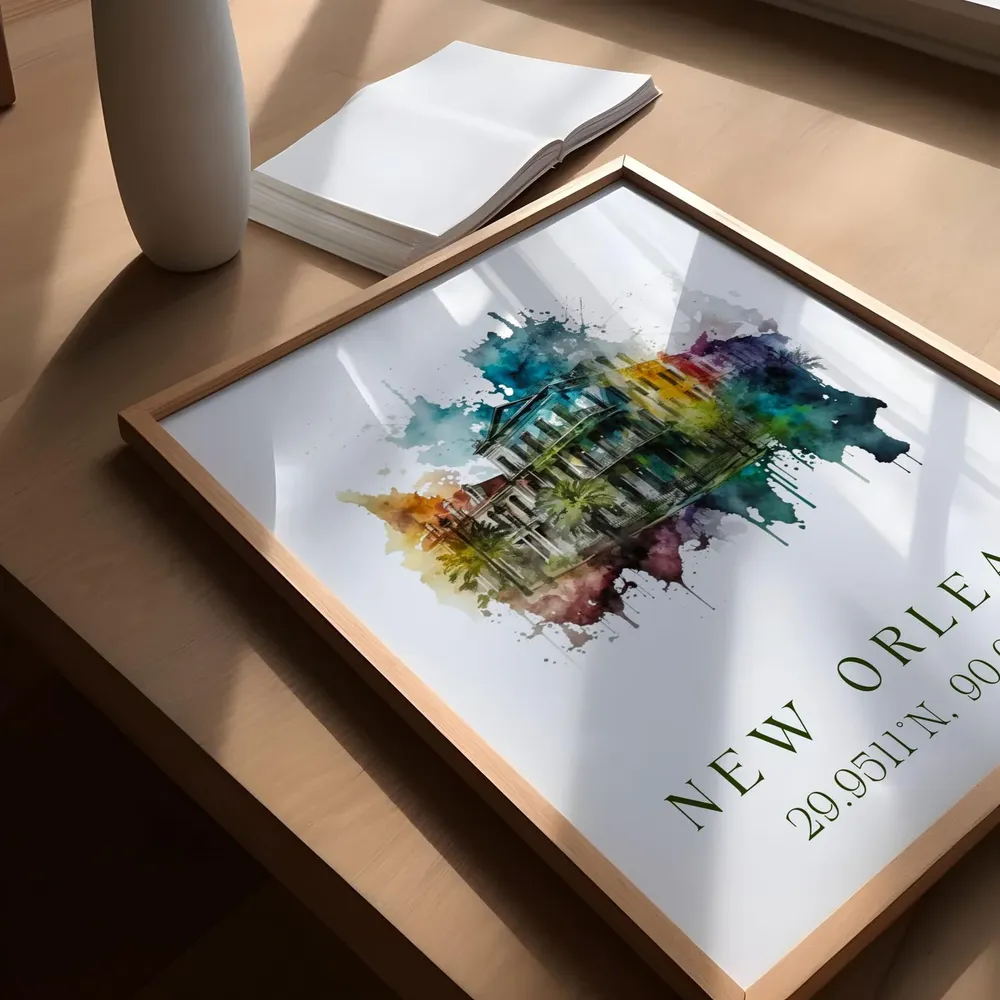 New Orleans Personalized Travel Poster, Louisiana - Image 4