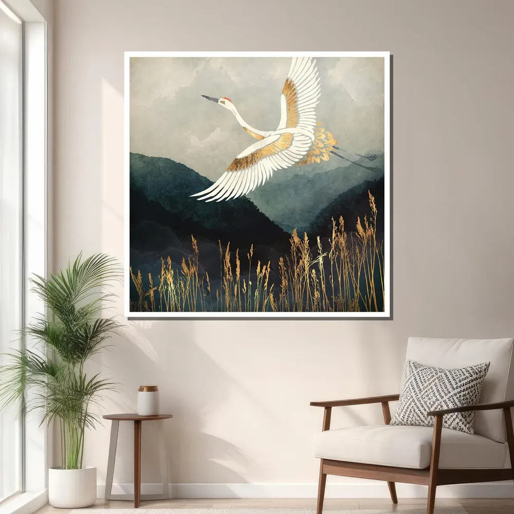 Elegant Flight - Vintage Travel Poster - Image 3