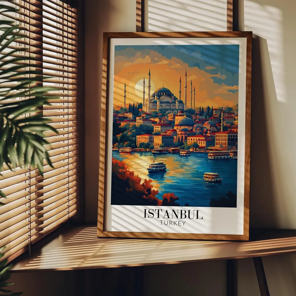 Istanbul Travel Print, Europe Wall Art - Image 4