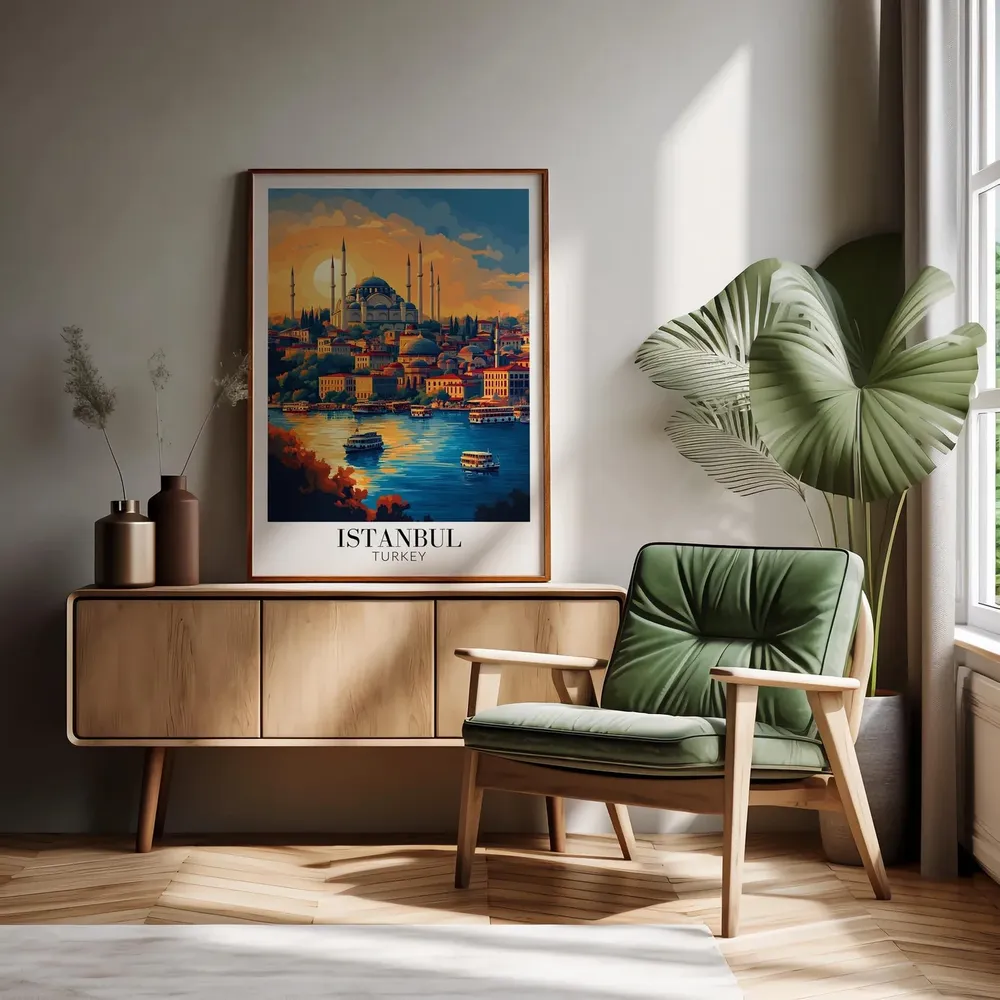 Istanbul Travel Print, Europe Wall Art - Image 2