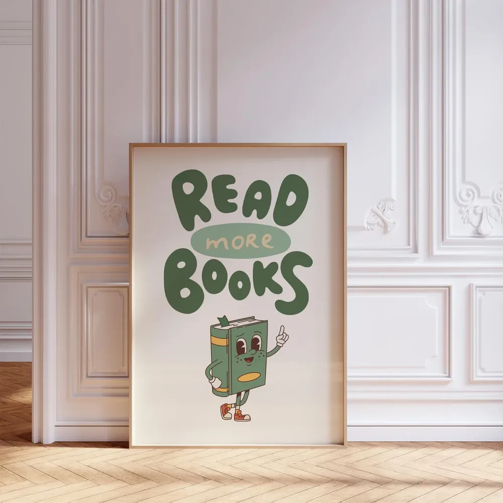 Read More Books Art Print, Classroom Wall Decor - Image 3