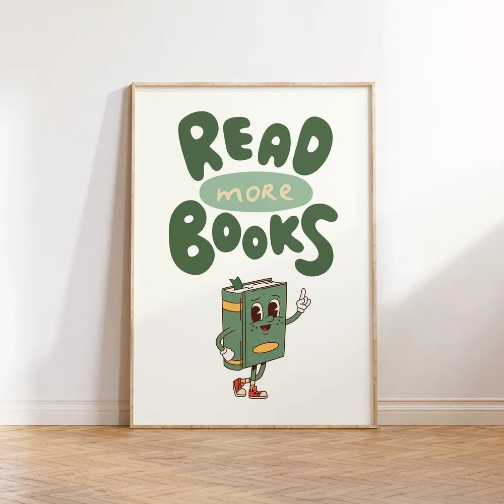 Read More Books Art Print, Classroom Wall Decor - Image 5
