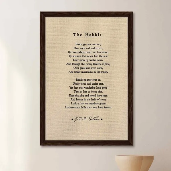 The Hobbit Roads Go Ever On Tolkien-Inspired Art Print