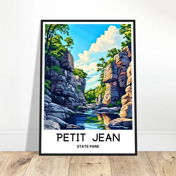 Petit Jean State Park Travel Poster, Arkansas