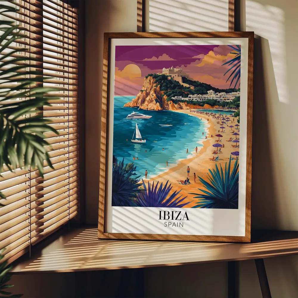 Ibiza Travel Print, Spain Travel Poster - Image 4