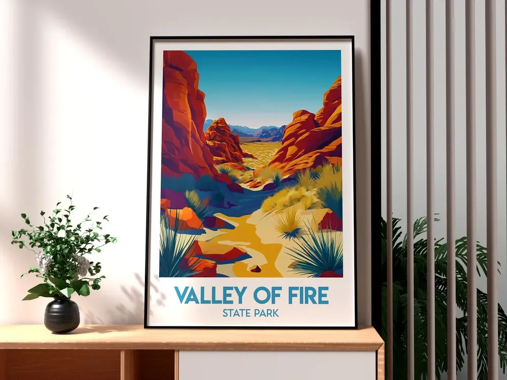 Valley Of Fire State Park Moapa Poster Print