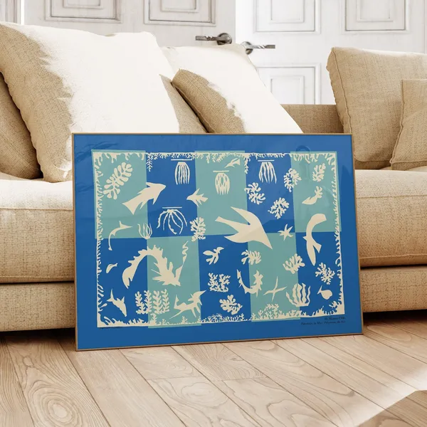 Matisse Polynesia The Sea, Mid-Century Modern Art Print