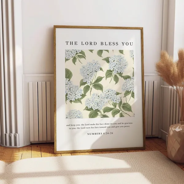 The Lord Bless and Keep You Christian Art Print