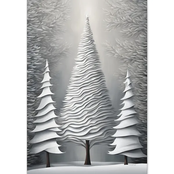 Noel 12 Japandi Holiday Watercolor Wall Art Print