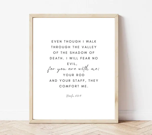 Psalm 23 - Scripture Wall Art