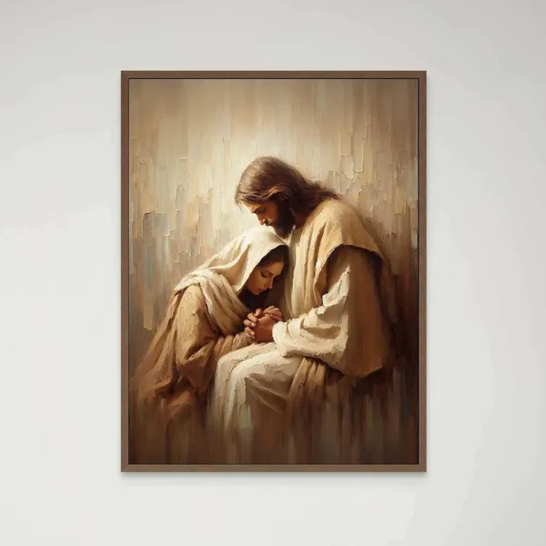 His Forgiveness Jesus and Woman Christian Art Print