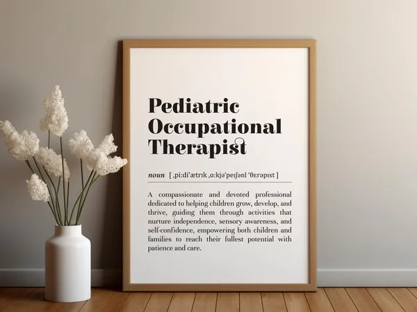 Pediatric Occupational Therapist Definition Art Print
