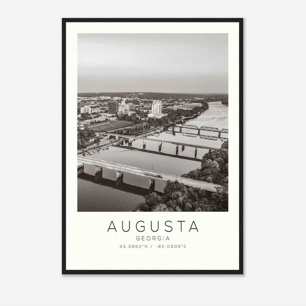 Augusta Georgia Minimalist Travel Poster Print