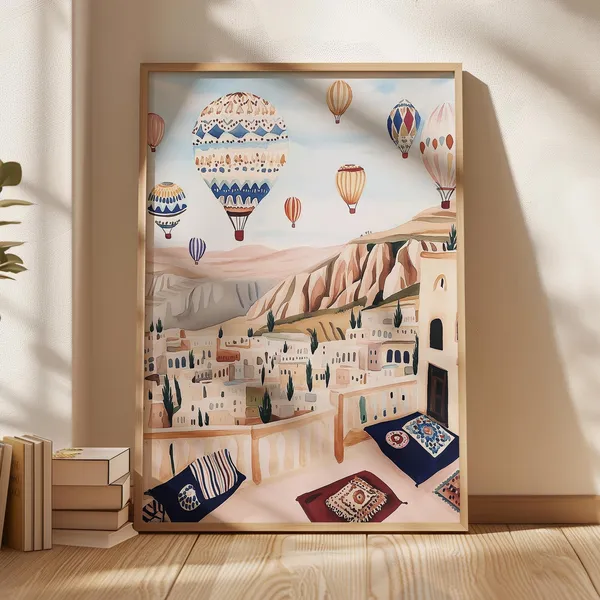 Cappadocia Turkey Travel Print Art Print