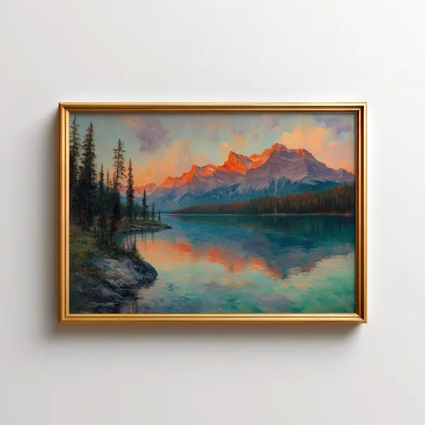 Banff National Park Art Print, Alberta Landscape