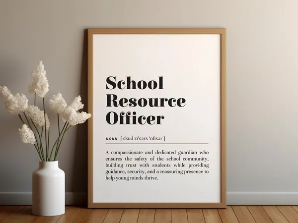 School Resource Officer Definition Art Print