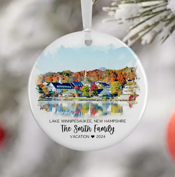 Lake Winnipesaukee Travel Souvenir Art Print