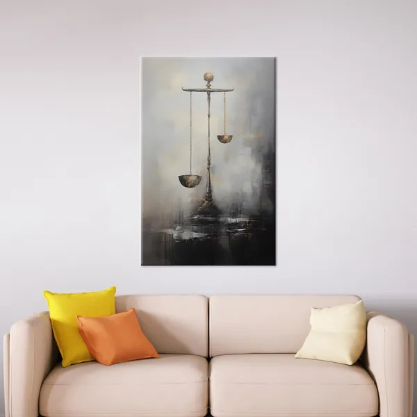 Unbalanced Scales Personalized Wall Decor Art