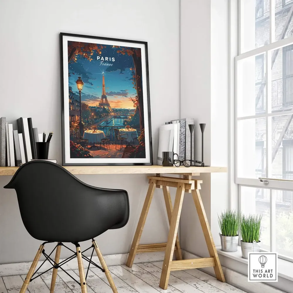 Paris - Vintage Travel Poster - Image 4