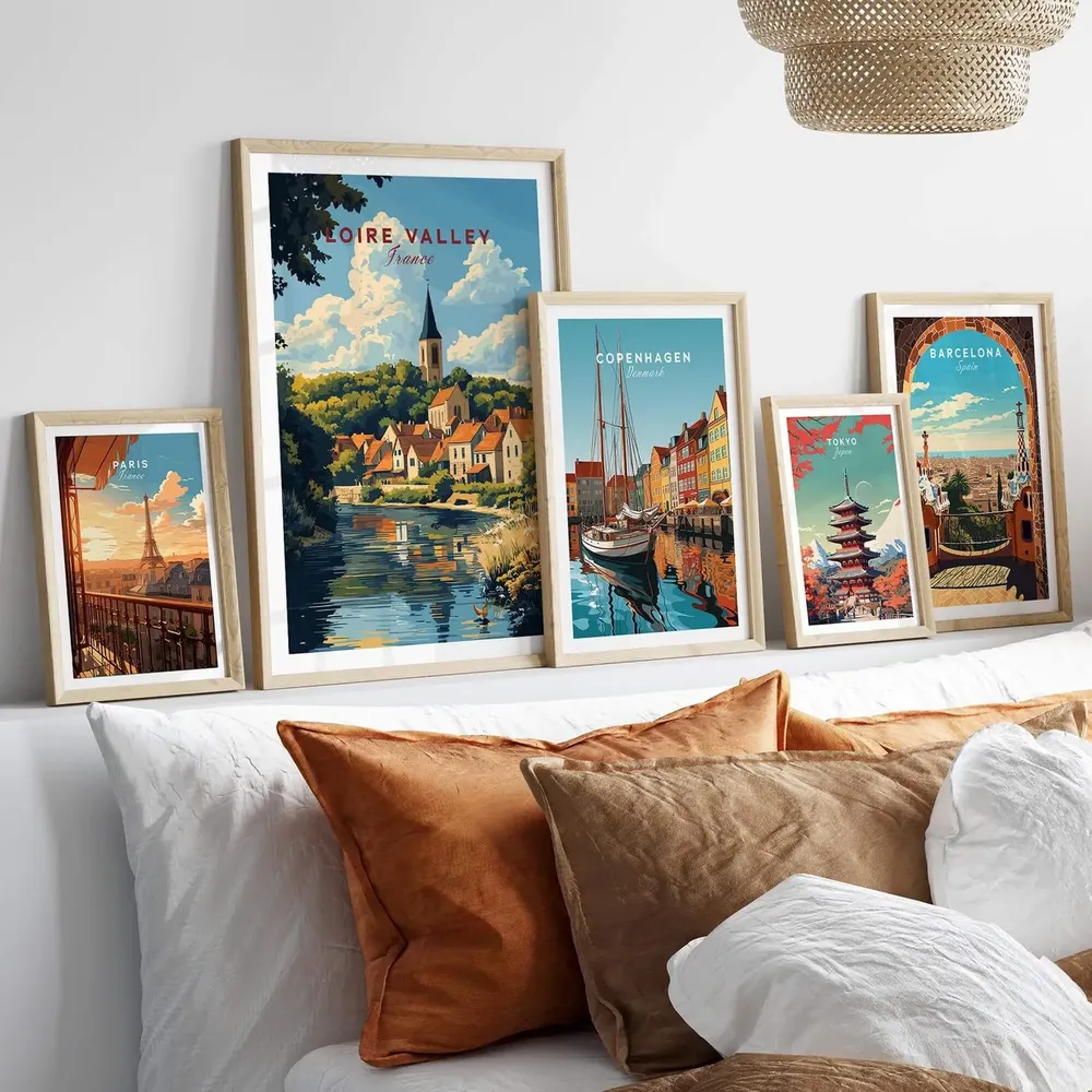 Loire Valley France Travel Poster, Wall Art - Image 3