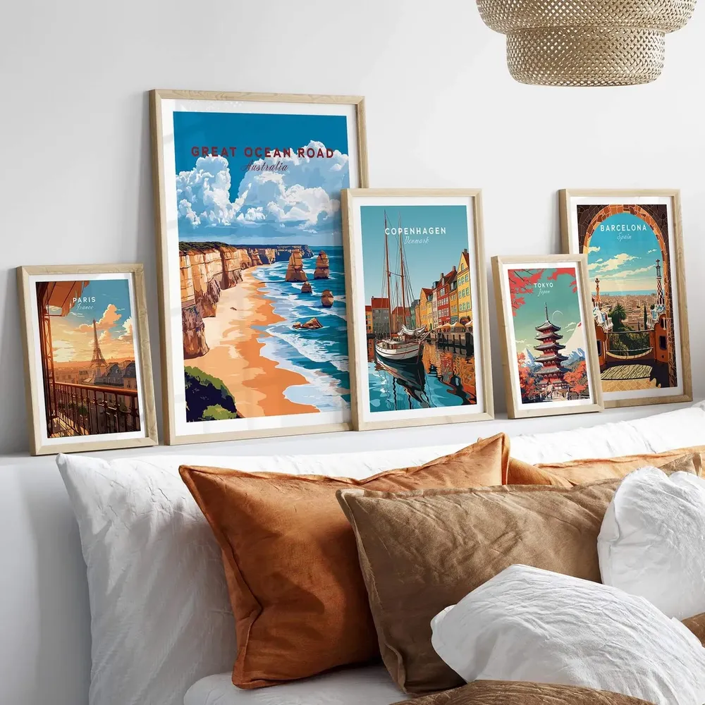 Great Ocean Road Travel Poster, Wall Art Print - Image 3