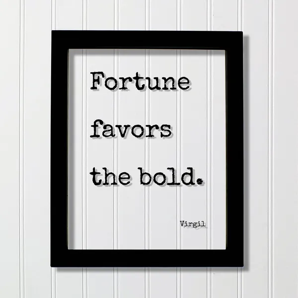 Virgil Floating Quote Art Print, Bold Latin Typography