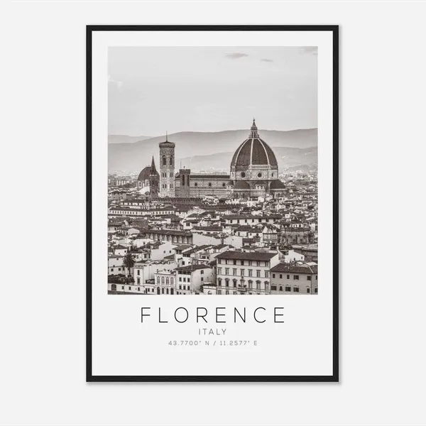 Florence Italy Travel Photo Poster Art Print