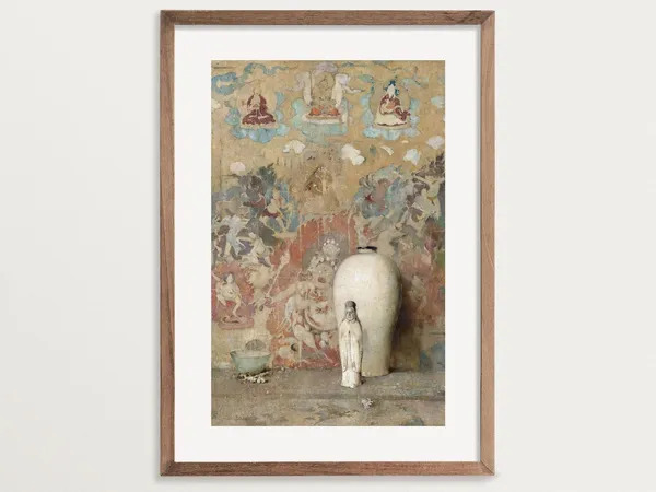 Still Life Print, Thibet Chinoiserie Decor