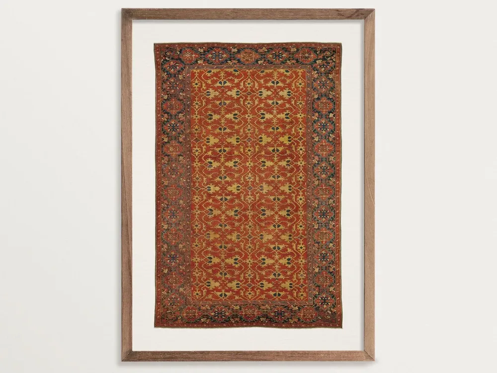 Lotto Carpet Rug Textile Wall Art Print, Tapestry