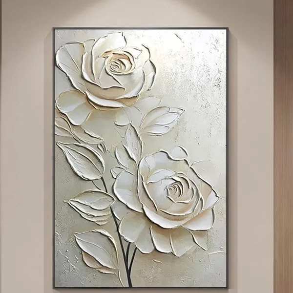 3D Textured Christmas Gifts Abstract Art Print