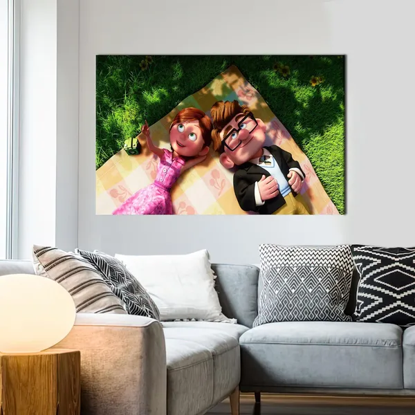 Carl And Ellie Modern Romantic Wall Art Print