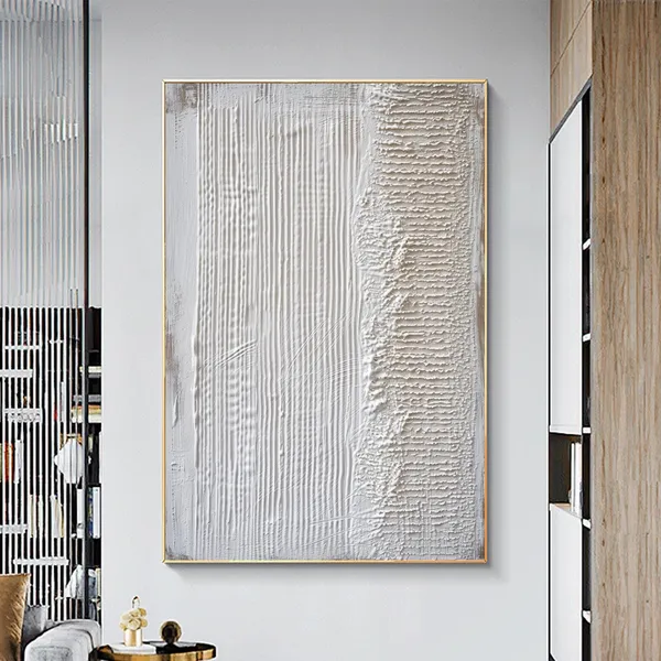 Minimalist Abstract Beige Boho Wall Art Print
