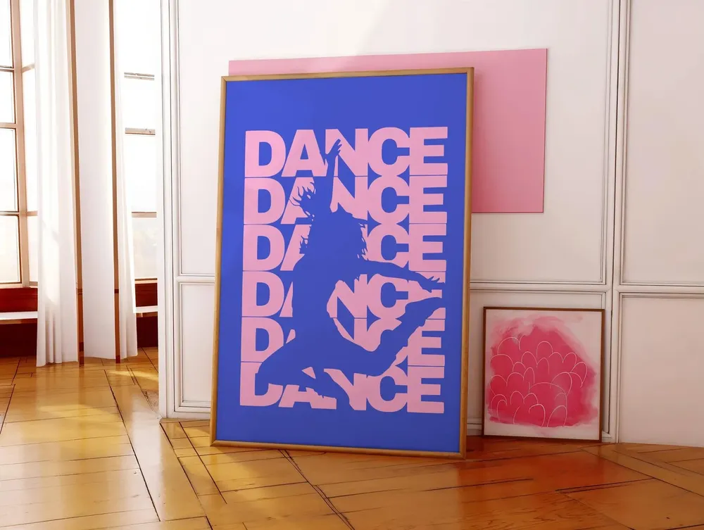Preppy Dance Poster, Trendy Musical Theatre Art Print - Image 2