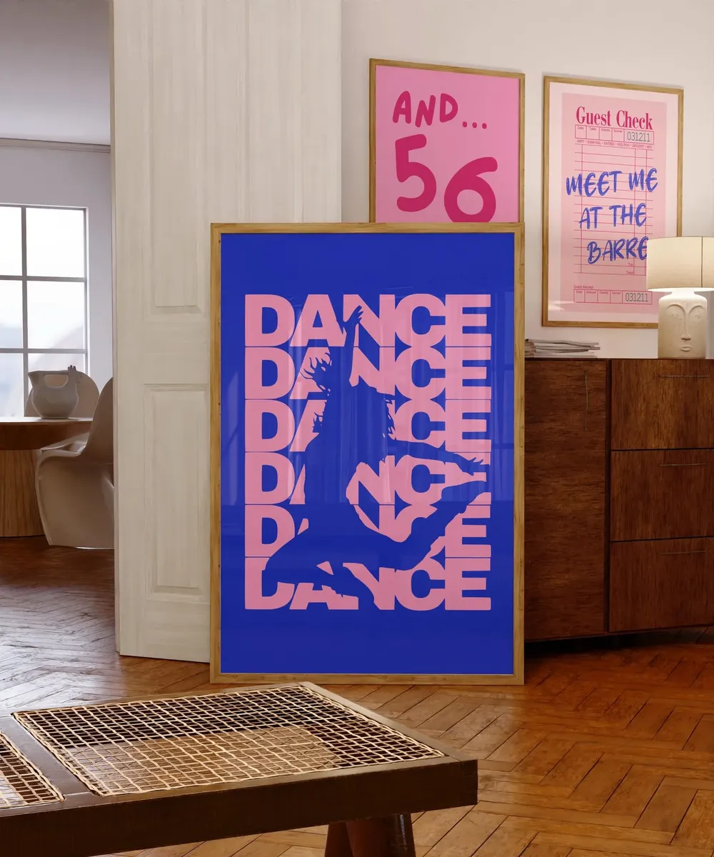 Preppy Dance Poster, Trendy Musical Theatre Art Print - Image 5