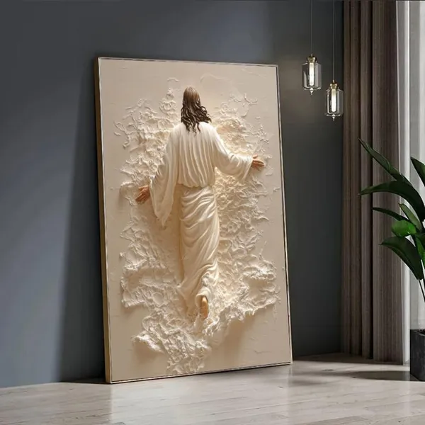 Jesus Ascension and Walking on Water, Art Print