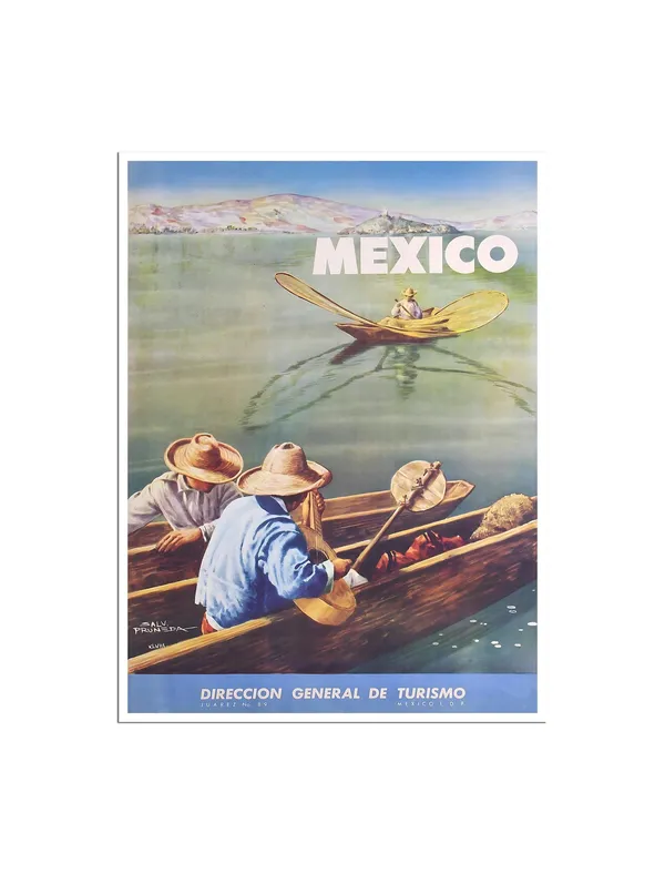 Mexico Travel Poster, Mexican Art Print Home Decor