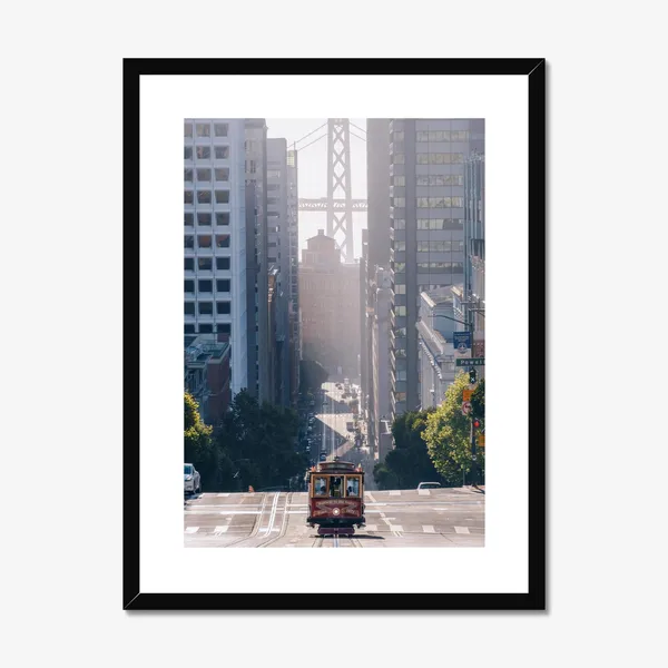 San Francisco Photo, California Street Art Print